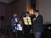 Musical interlude at the award luncheon, by Dr. Maier, Kim, and Stelder                                            